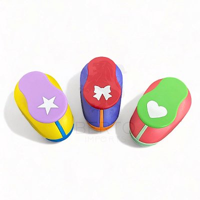 Furador d Papel EVA Cartolina Scrapbook Laço Coração Estrela