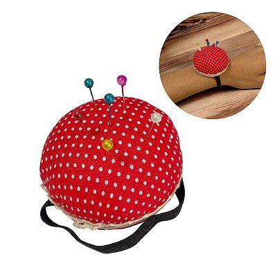 Porta Alfinete Almofada de Pulso Bracelete