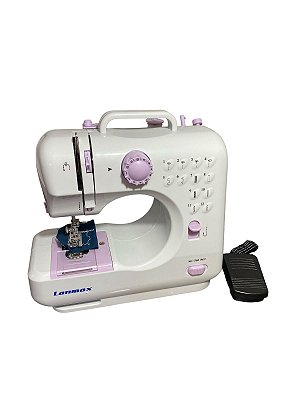Mini Máquina de Costura Lanmax LMD-505A Portátil 110V/220V
