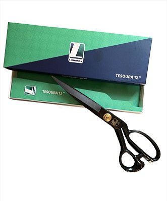 Tesoura de Alfaiate Reforçada Titanium Corte Profissional 12