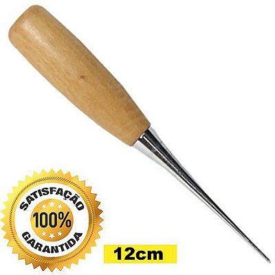 Furador Agulhao Manual Cabo de Madeira Patchwork Cartonagem