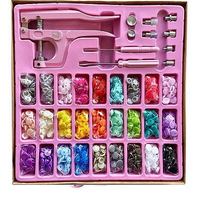 Alicate Pressão 3 Em 1 Pregar Botão Ritas Ilhós com Matriz