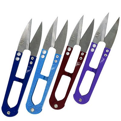 Tesoura de Arremate Metal Pic Costura Acabamento Patchwork