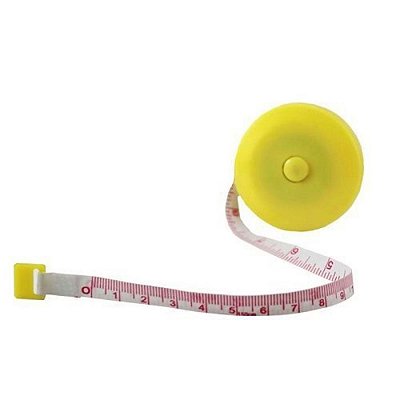 Fita Métrica Trena 1,5m Redonda Costureira Arquiteto Pedreiro