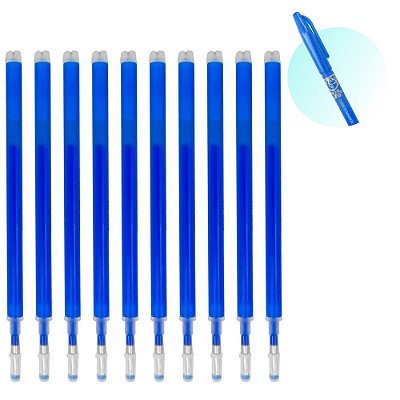 Refil Caneta Mágica Fantasminha Tecido Apaga Calor Azul