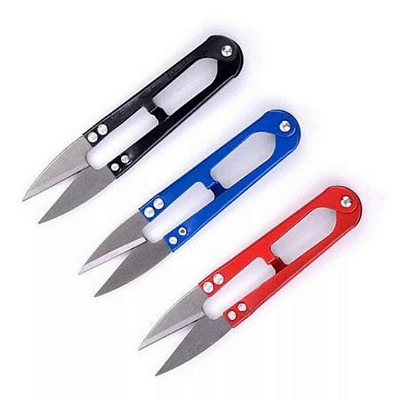 Kit 3 Tesouras de Arremate Metal Pic Costura Acabamento Patchwork