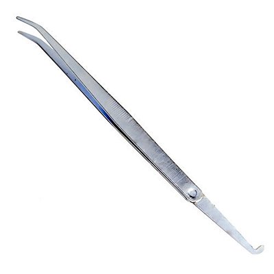 Kit 2 Pinças Curva Com Pescador Maquinas De Costura Em Geral