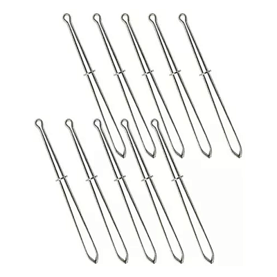 Kit 10 Pinças Passa Elástico Fio Cordão Patchwork Artesanato