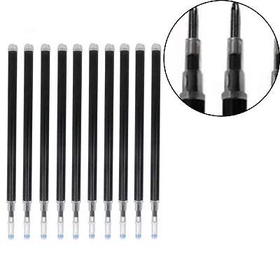 Kit 10 Refil Caneta Mágica Fantasminha Tecido Apaga Preta