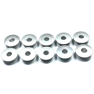 Kit 100 Bobinas Metal Reta Lisa Máquina Industrial Costura