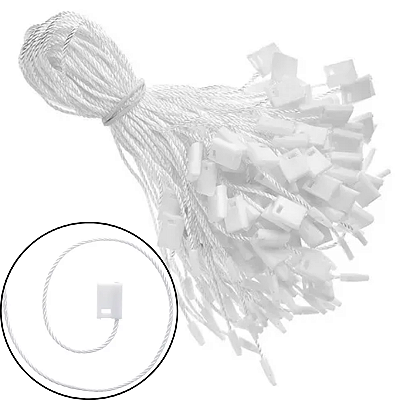 1000 Lacre Cordão Tag Para Etiquetas de Roupa Autenticidade