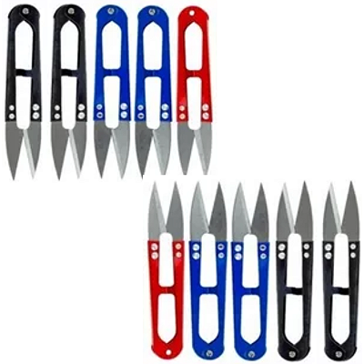 Kit 12 Tesouras Arremate Tecelão Metal Pic Costura Acabamento