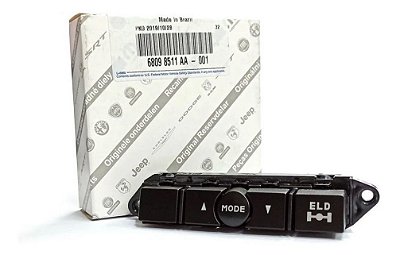 Botão Interruptor Mode + Com Placa Strada Adventure 2010