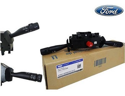Comando de Seta com Limpador Original Ford Fiesta 2003 2004 2005 1S6513335BB