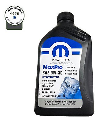 Oleo Motor 0w30 Turbo Flex - Compass 2021 2022 Jeep - Mopar