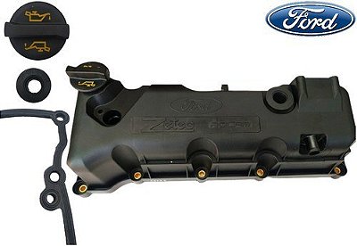 Kit tampa valvula motor Zetec Fiesta Ecosport Flex c/ furo 2S6G6M293A1B original