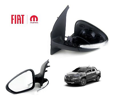 Retrovisor Elétrico Com Pisca Strada 2021/ Esquerdo Genuino 100259413