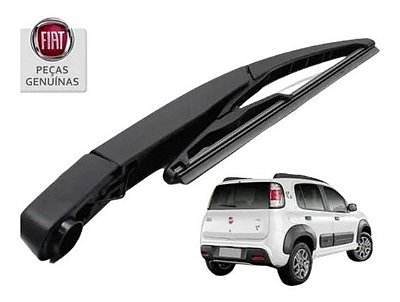 Braço palheta limpador traseiro Fiat Novo Uno 2011 2012 2013 51834867