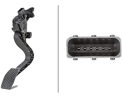 Pedal acelerador eletronico Fiat Mobi Argo Cronos Original 52041163