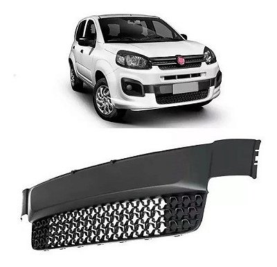 Grade inferior central Uno 2017 2018 2019 Preta Original 100239010