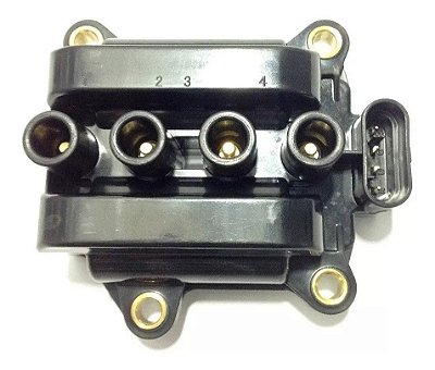 Bobina original ignição Clio Logan Sandero 1.0 16v Sem Cabos