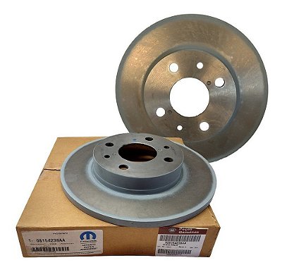 Par discos freio traseiro original Fiat 500 1.4 2010 A 2021