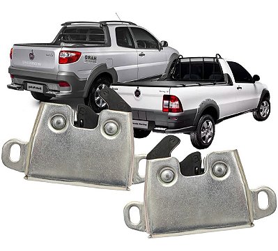 Par fechadura tampa traseira caçamba Fiat Strada 2004 A 2019