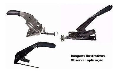 Alavanca Do Freio De Mão Fiat Tipo Botão Cromado