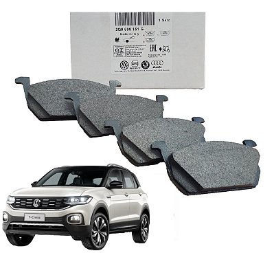 Pastilhas de Freio Dianteiro Vw T-cross 2020 Original 2Q0698151R