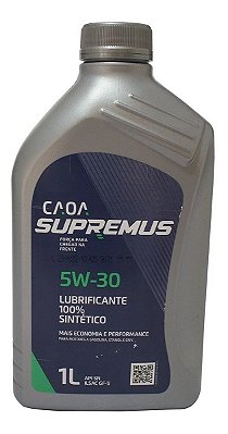 Óleo Original Lubrificante de Motor 5w30 Supremus Sintético