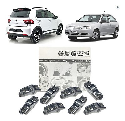 Kit 8 Balancim Do Motor 030109411b Gol Fox Golf - Original