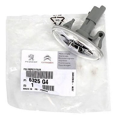 Lanterna Pisca Seta Paralama Peugeot 206 207 307 Citroen C3 6325G4
