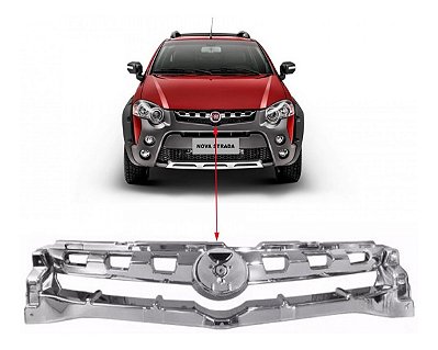 Grade Original Cromada Radiador Strada 2017