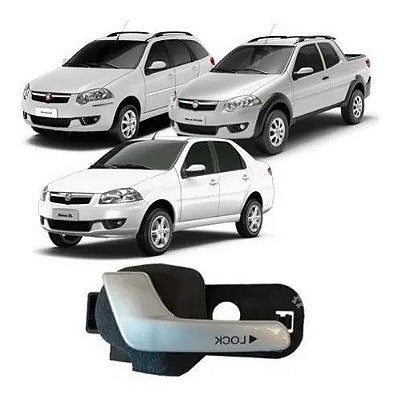 Maçaneta Interna Dianteira Esquerda Fiat Palio Siena Strada 735419986