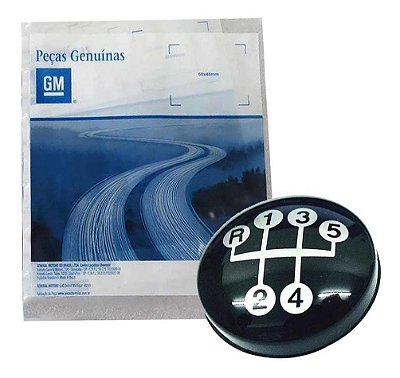 Emblema da Manopla Bola do Câmbio Gm Astra 1999 a 2000 Original 90522814