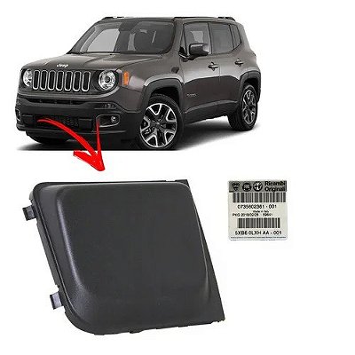 Moldura Parachoque Dianteiro Direito Renegade Original 735602361