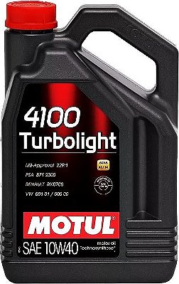 Motul 4100 Turbolight 10w40 Semi Sintético Galão 4 Litros