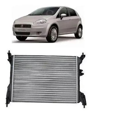 Radiador Fiat Punto 1.4 Fire Elx Attractive Original Valeo 51869486