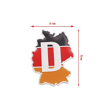 Emblema 3D Germany mapa