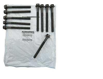 10 Parafusos cabeçote Uno Fire 8v original 1.0 1.3 1.4 55187738