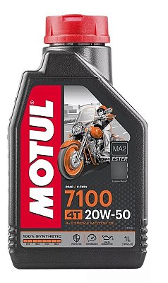 Óleo Motul 7100 20w50 4t 1 Litro 100% Sintético garagem motul