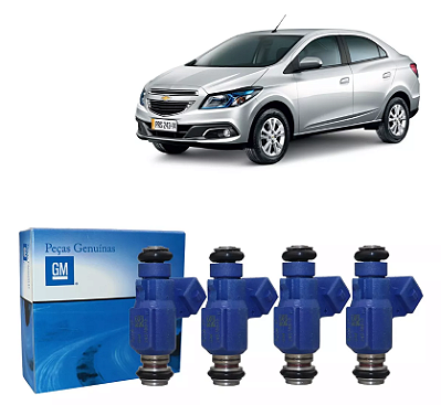 Kit 4x bico injetores Onix / Prisma 1.0 flex  24578819