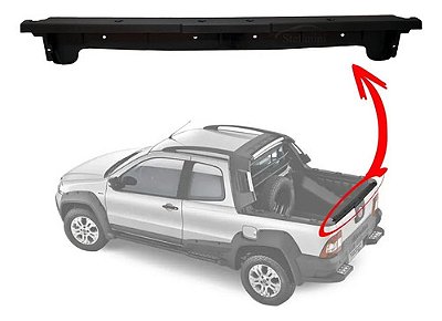 Moldura superior tampa traseira strada adventure 2009-2012 7090917