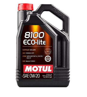 Óleo de motor Motul 8100 eco-lite sintético 0W20 Galão 4L