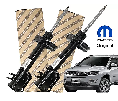 Par Amortecedores Dianteiros Jeep Compass 4x2 Flex 2017 a 2020 Original 53446257 53446253