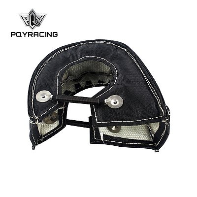 Protetor termico preto capa manta turbina t3 caixa quente fibra de vidro