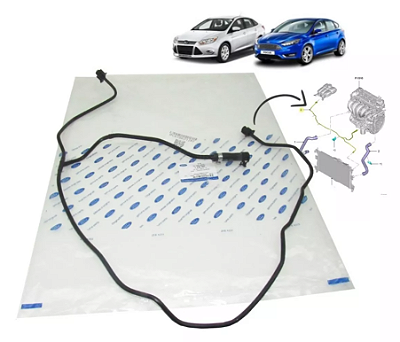 Mangueira retorno reservatório agua Focus 2.0 2014 A 2019 BV618K012KF