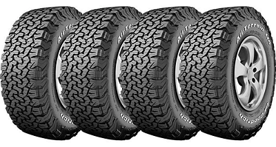 Jogo 4 pneus  dodge ram 35x12,5 R18 Bf Goodrich All Terrain Ko2 118r