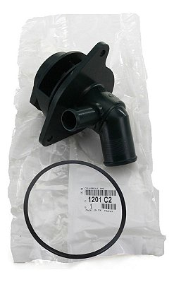 Flange com anel vedação bomba de agua original Peugeot 207 2008 1201c2