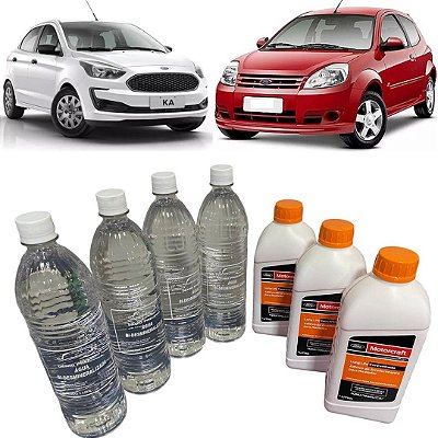 Kit Água Desmineralizada Aditivo Radiador Arrefecimento Ka